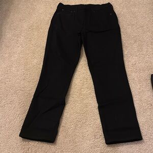 Women’s j crew essential straight jeans, black, size 31 tall